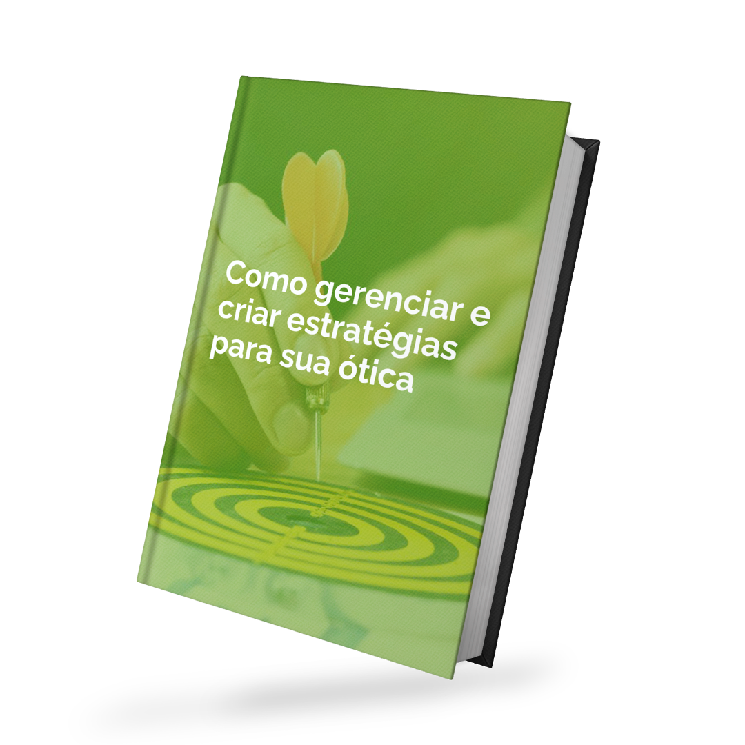Mockup E-Book Como Gerenciar e Criar Estratégias para sua Ótica